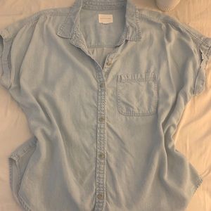 American Eagle denim button up
